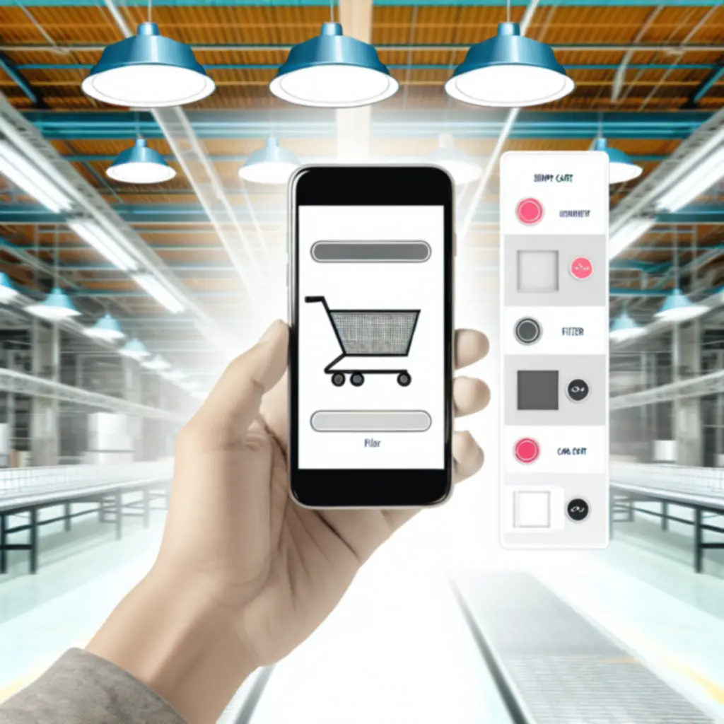 Podgląd mobilnego interfejsu sklepu ElektroZakup na smartfonie