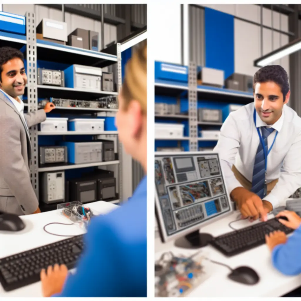 Specjalista ds. wsparcia technicznego ElektroZakup analizujący parametry elektryczne